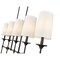 Z-Lite Emily 5 Light Island, Matte Black & Off White 3033-5L-MB - alternate 6